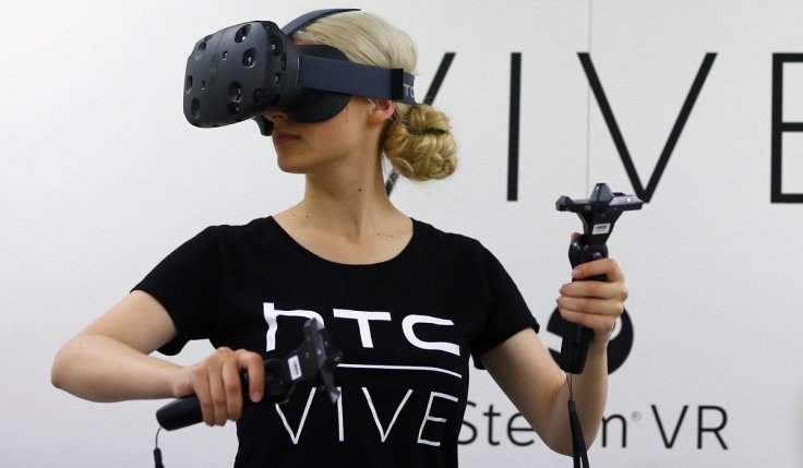 HTC Vive with motion controllers